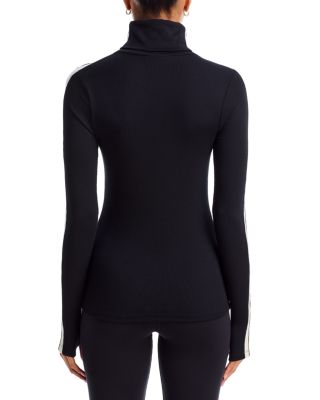 Jackson Ribbed Turtleneck Top - thumbnail 3