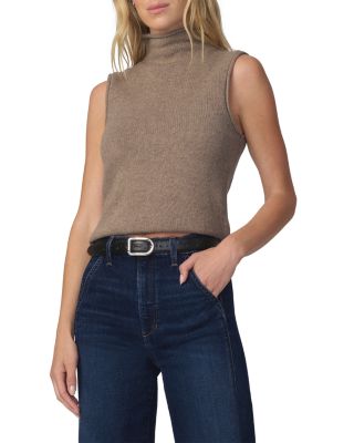 The Stevie Sleeveless Roll Neck Sweater