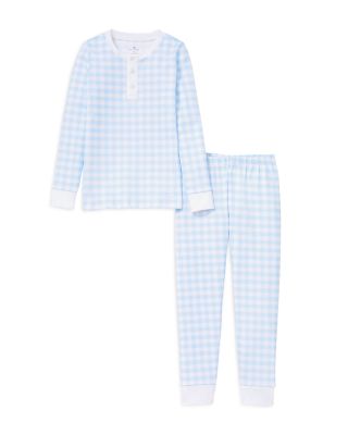 Unisex Gingham Snug Fit Pajama Set - Baby, Little Kid, Big Kid