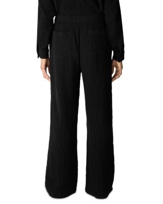 Cotton Stretch Drawstring Straight Leg Pants - thumbnail 3
