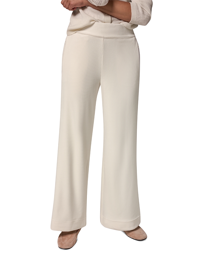 Donna Karan Weekend Corduroy High Rise Wide Leg Pants