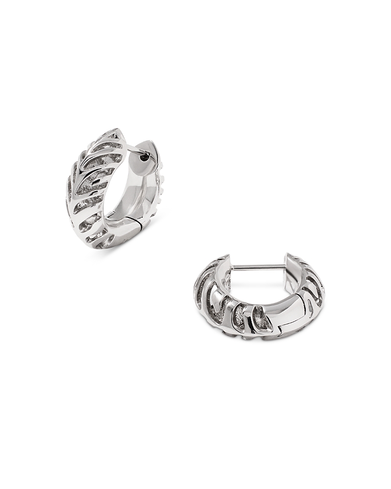 Kendra Scott Mikki Tiger Stripe Openwork Huggie Hoop Earrings