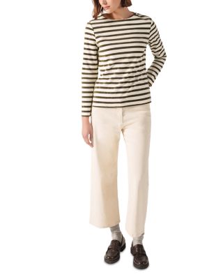 Merivelours Breton Velvet Stripe Top