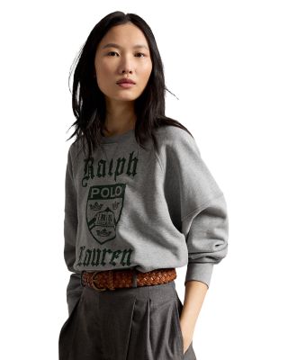 PRL Crest Fleece Crewneck Sweatshirt