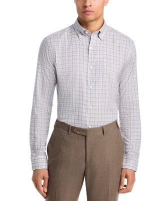 Windowpane Cotton Classic Fit Shirt - Exclusive