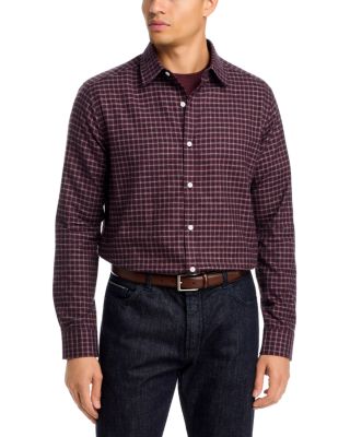 Cotton Open Check Point Collar Shirt - Exclusive