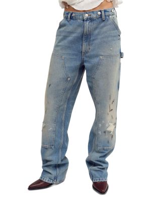 Emily Cotton Carpenter Jeans in Ubi