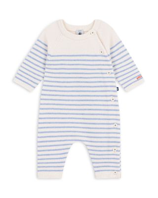 Boys' Knit Striped Romper - Baby