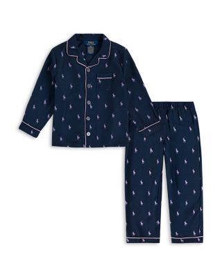 Girls' Woven Long Sleeved Pajama Set - Little Kid