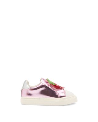 Girls' Tinka Embellished Metallic Sneakers – Toddler