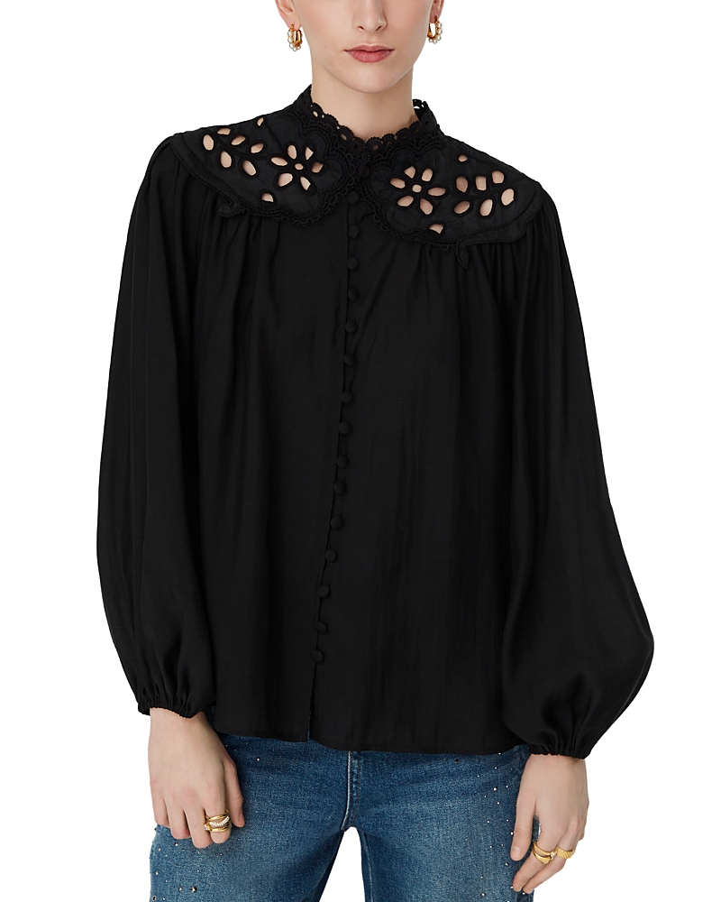 Jovonna London Lace Inset Blouse