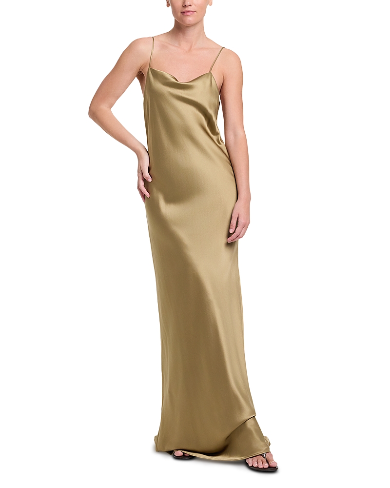 Twp Silk Scoop Back Slip Dress