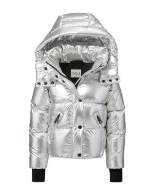 Girls' Elsa Hooded Down Puffer Coat - Big Kid