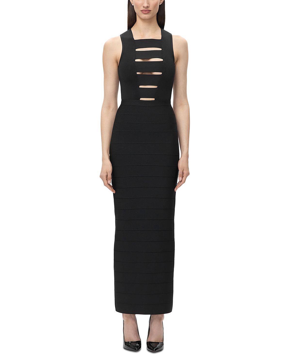 Herve Leger The Bailey Cutout Bandage Gown
