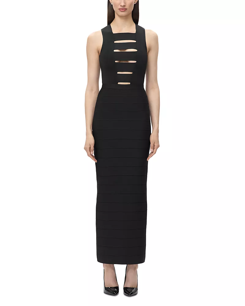 Herve Leger The Bailey Cutout Bandage Gown