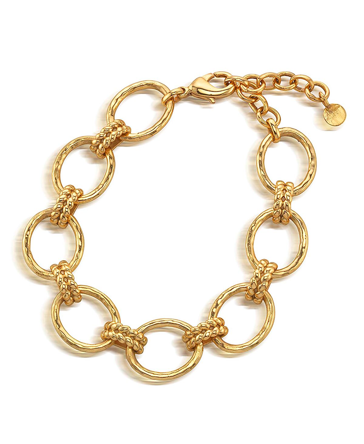 Capucine De Wulf Cleopatra Hammered Grande Link Bracelet