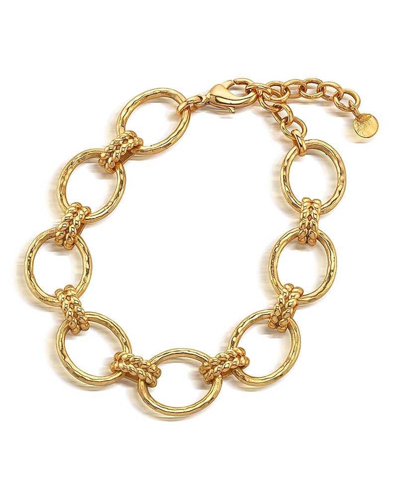 Capucine De Wulf Cleopatra Hammered Grande Link Bracelet