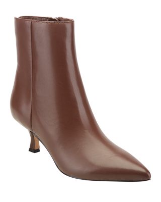 Women's Francy Leather Kitten Heel Ankle Boots