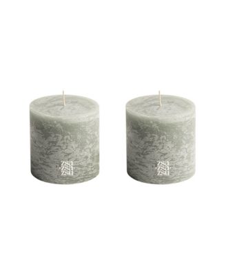 Deurne Pillar Candle, Set of 2, 3.5"