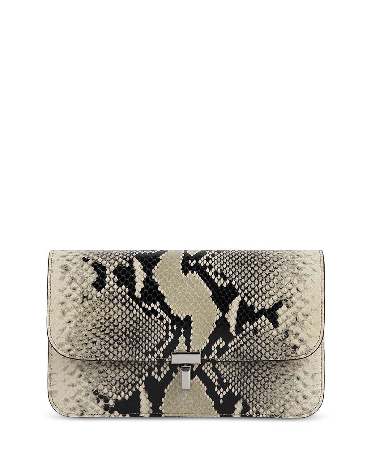 Toteme T-Lock Python Embossed Leather Crossbody Bag