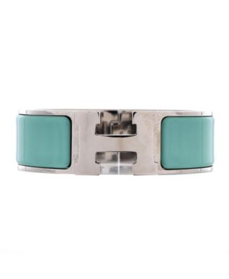 Wide Clic H Bracelet Enamel