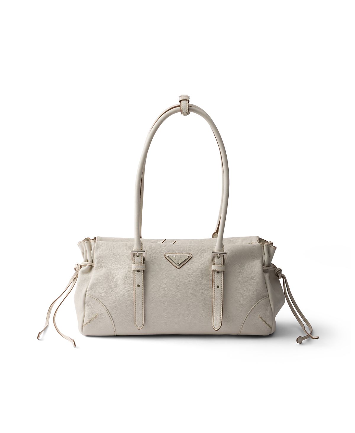 Prada Bonnie Medium Antiqued Leather Tote Bag