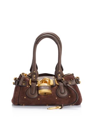 Paddington Small Suede Shoulder Bag