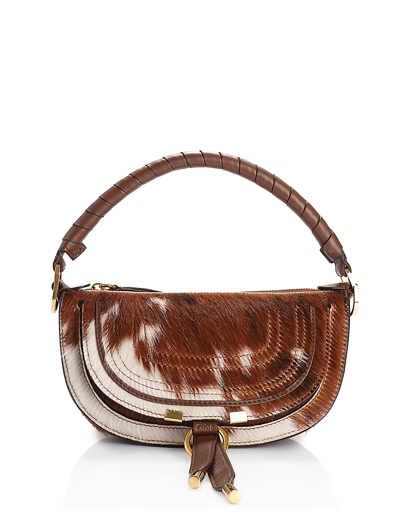Chloe Marcie Mini Calf Hair Handbag · NO SIZE