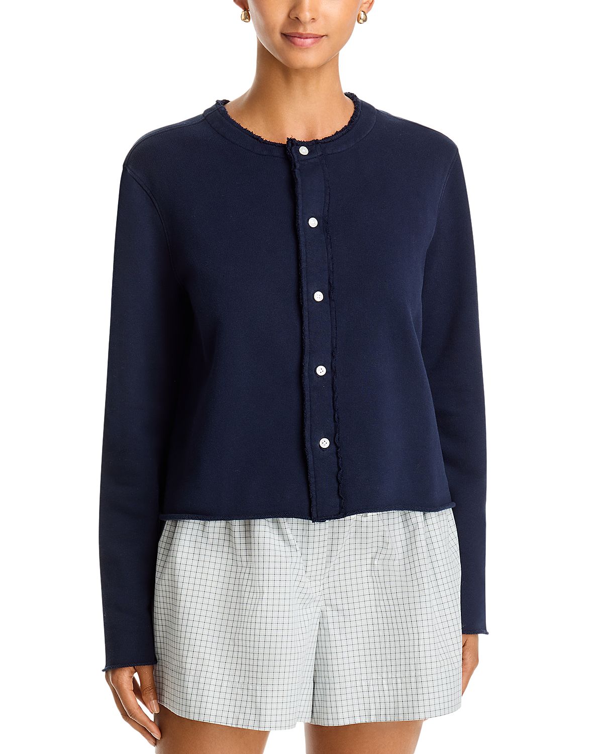 Frank & Eileen Jackie Cotton Sweatshirt Cardigan