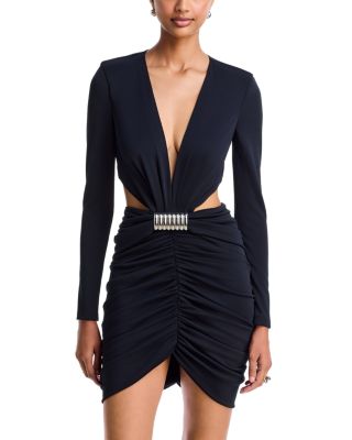Nicolette Cutout Ruched Dress