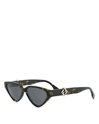 FF Diamonds Cat Eye Sunglasses, 57mm