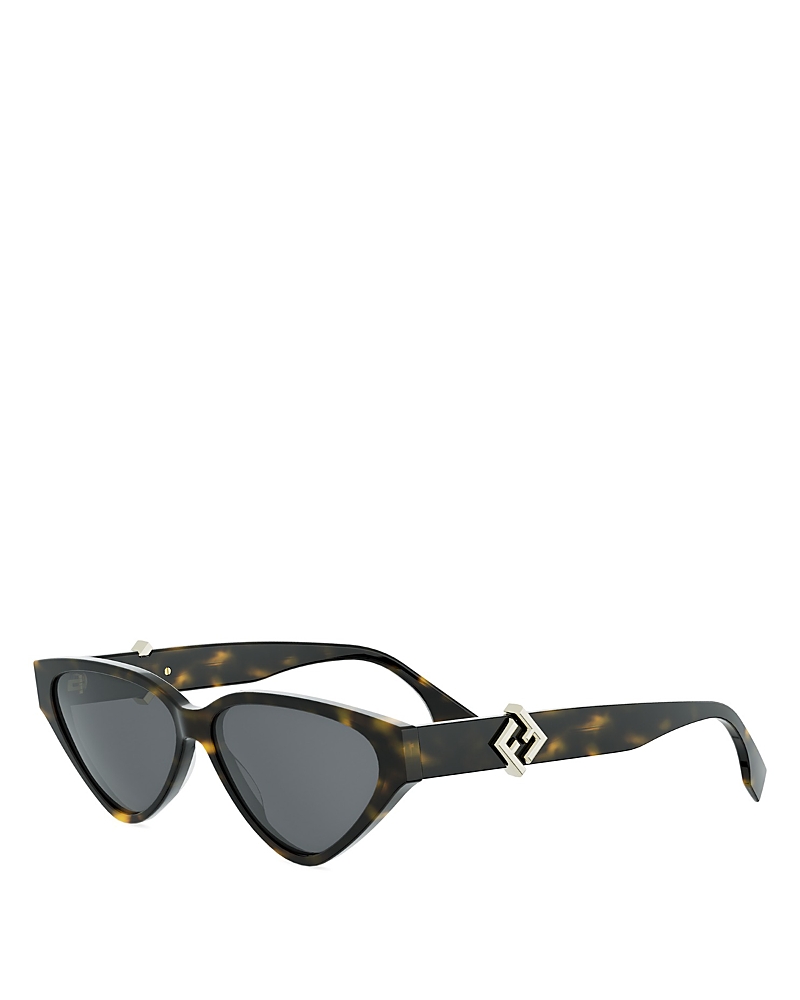 Fendi Ff Diamonds Cat Eye Sunglasses, 57mm