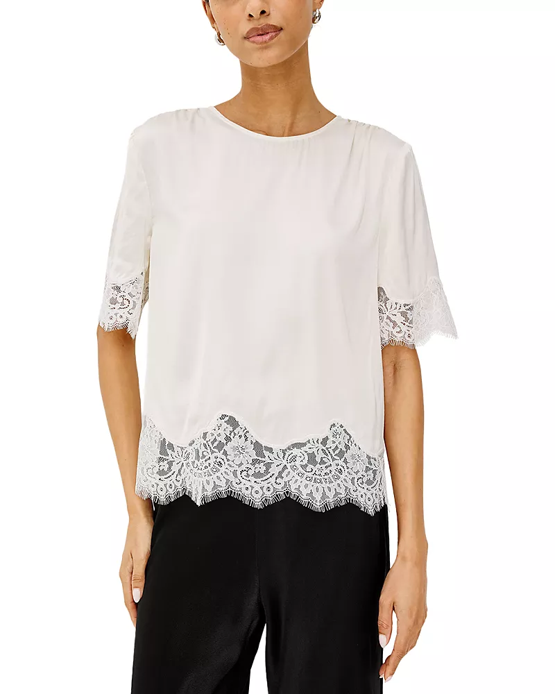 Rails Sonora Lace Trim Top