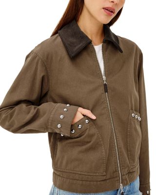Redding Cotton Stud Trim Jacket