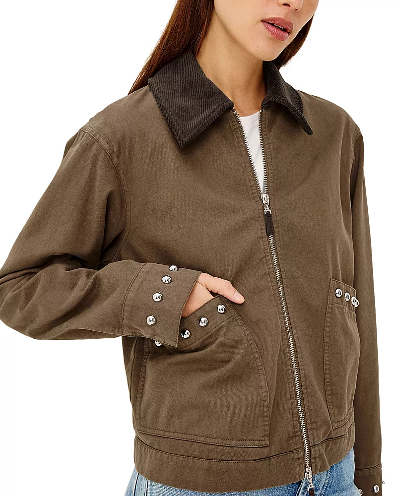 Rails Redding Cotton Stud Trim Jacket