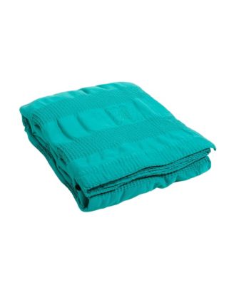  Braga Waffle Cotton Pique Blanket, King
