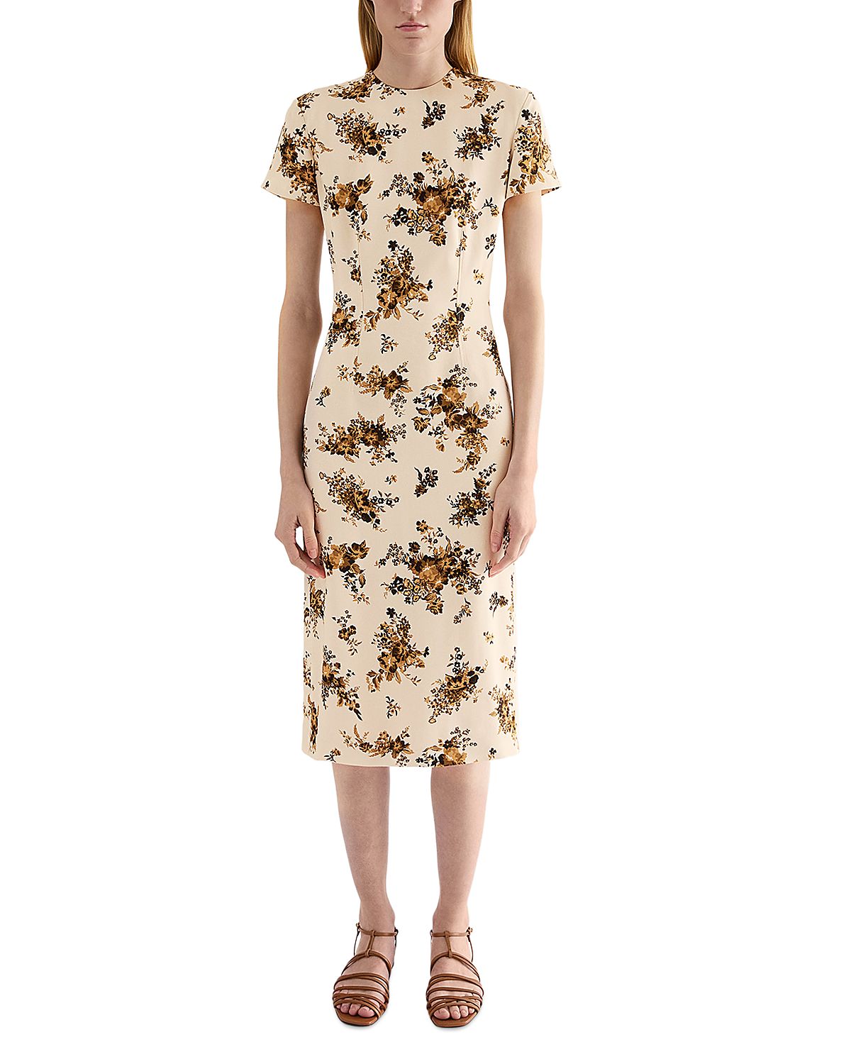 Jil Sander Printed Satin Dress