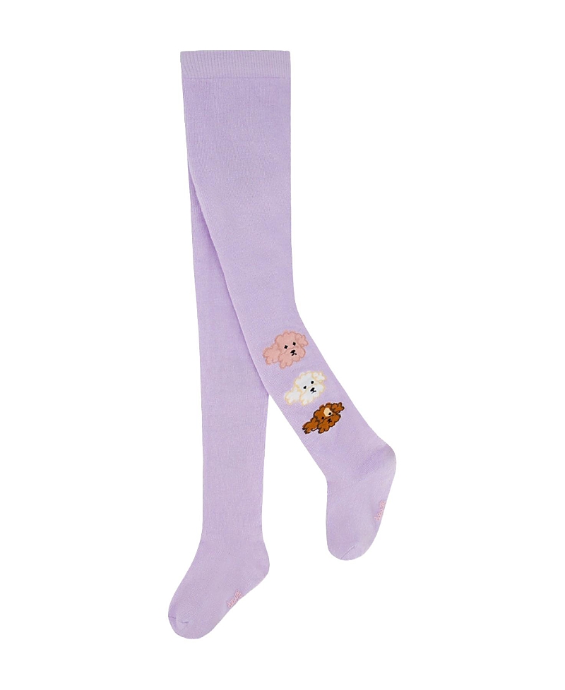 Deux par Deux Girls' Cotton Blend Poodle Leg Tights - Little Kid, Big Kid