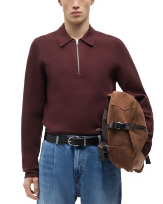 Guna Half Zip Point Collar Sweater