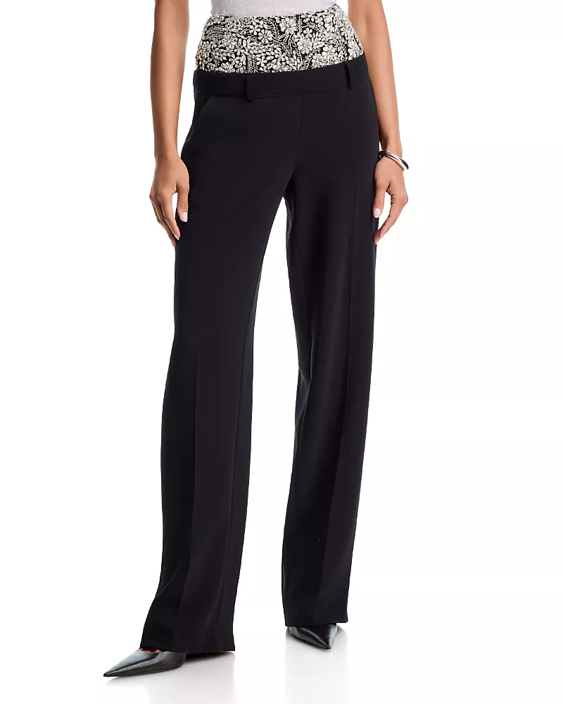 Cinq a Sept Crystal Ivy Dionne Embellished Pants