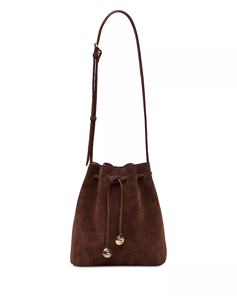 Liffner Charm Small Suede Shoulder Bag