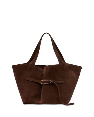 Medium Belted Leather Tote