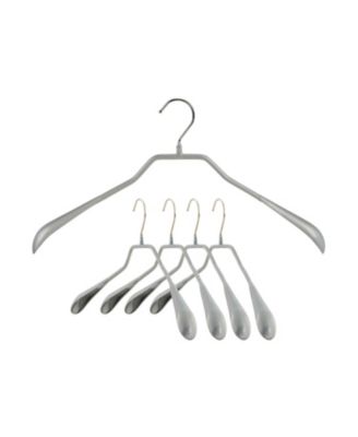 BodyForm Grip Clothing Hanger, Model 42L, Set of 5
