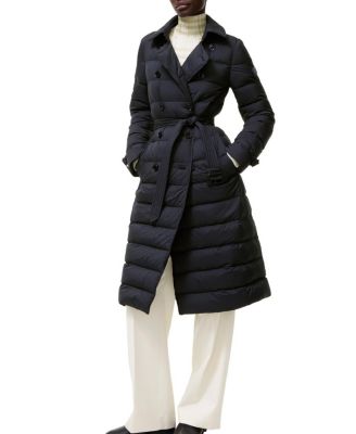 Long Nylon Audley Puffer Coat