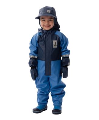 Boys' Rain Reflective Sleeve One Piece - Baby