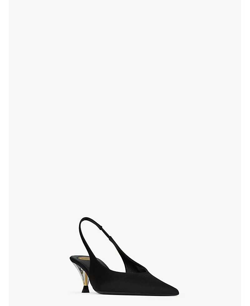 Saint Laurent Women's Fanny Slingback Pumps