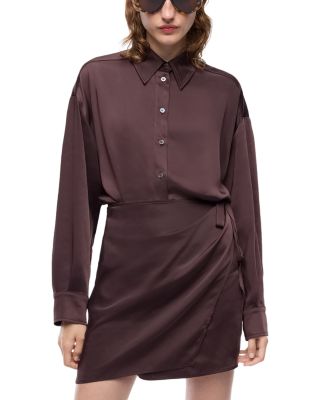 Asfodelo Washed Twill Shirt Dress