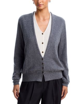 Vani Cashmere Button Front Cardigan