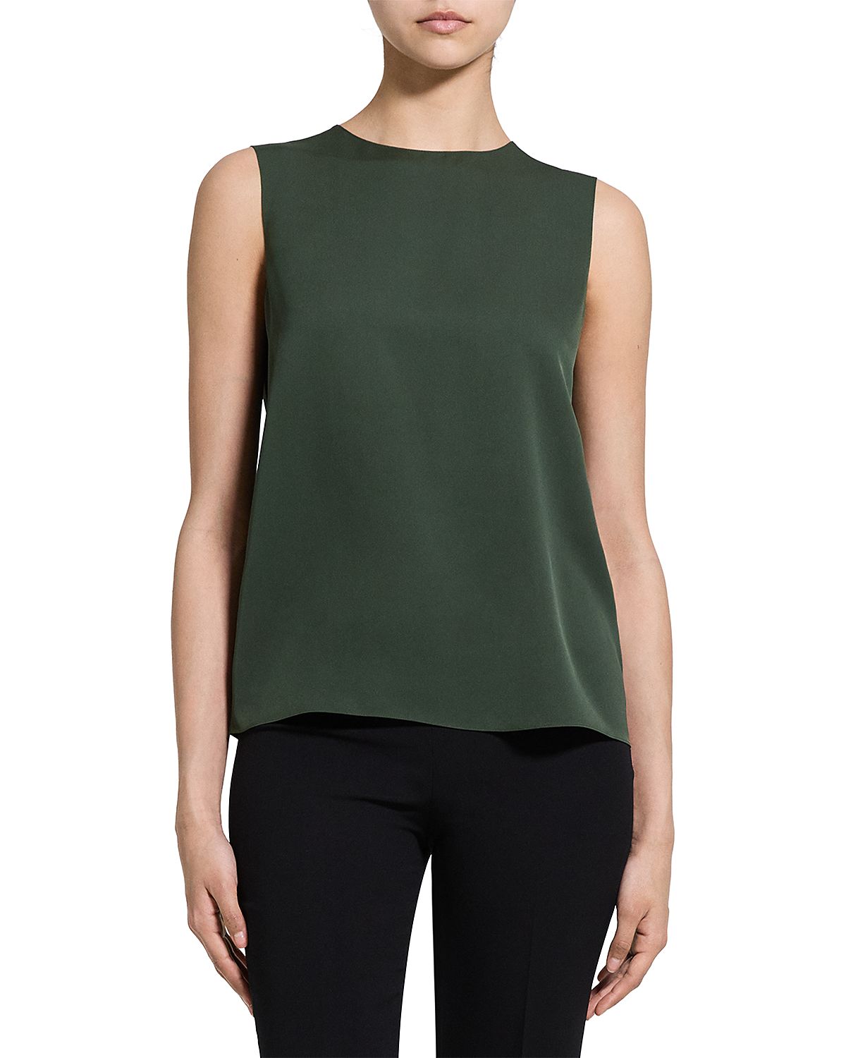 Theory Silk Sleeveless Top