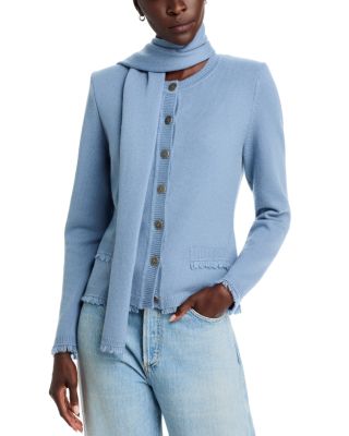 Gracie Round Neck Ribbed Trim Sweater